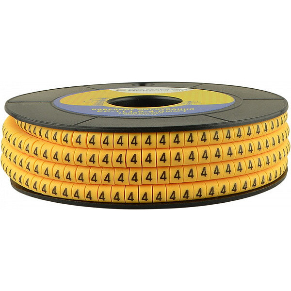 Маркування кабельне EC-1 1,5-4мм2 5x7 (4) Аско