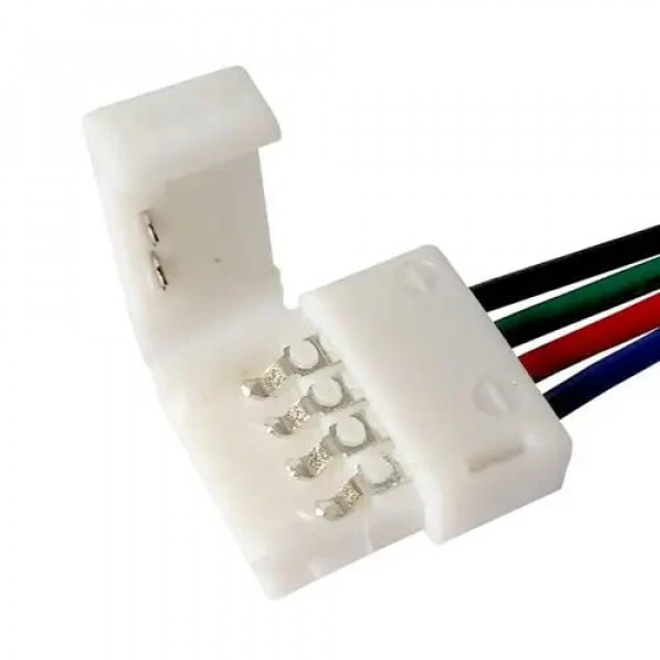Конектор для Led стрічки 10мм RGB (провод-зажим) B SC-08-SW-10-4