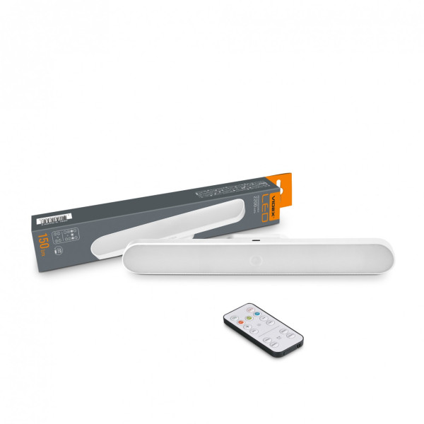Світильник  Videx LED 1.5W 3-6.5K акумуляторний 2200mAh VL-NL049W-R