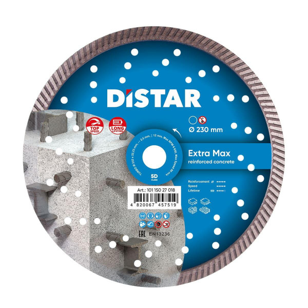 Круг алмазний 180 22.2 турбо Turbo Extra Distar 5D 10115028014