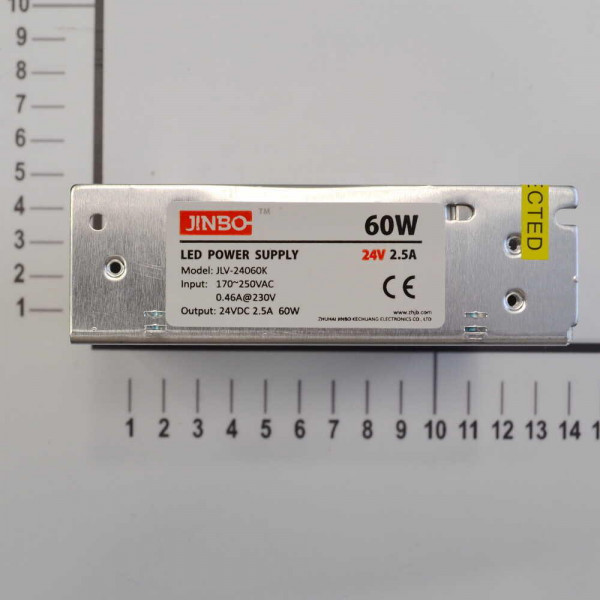 Трансформатор для свет.ленты 24V 60W Jinbo JLV-24060K