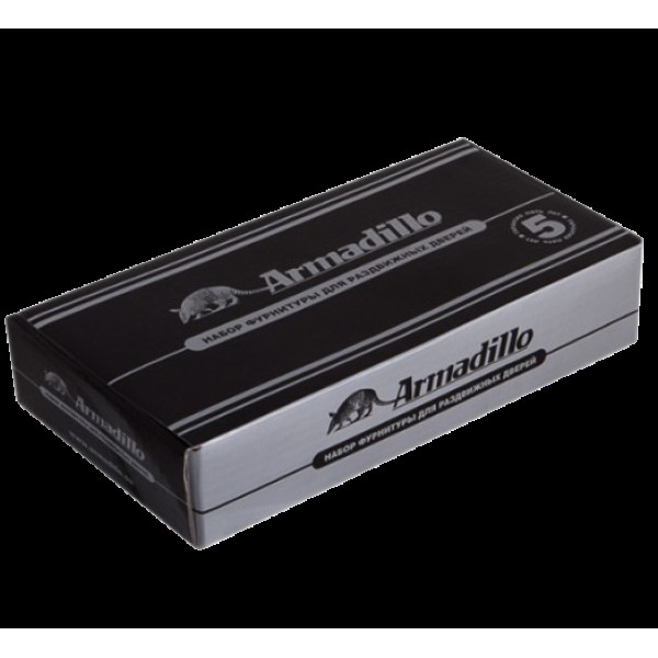 Ручки для розсувних дверей овал 2шт, мат.ник.SH010 Armadillo