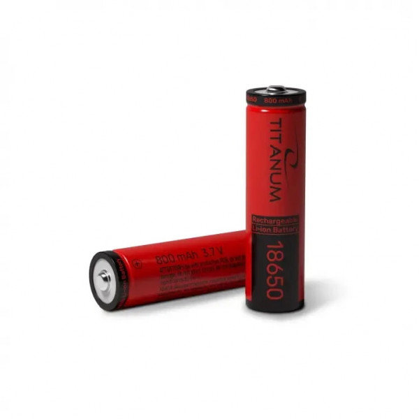Акумулятор 18650 800mAh 3.7V 18x65.2мм Titanum 18650/800/Titan