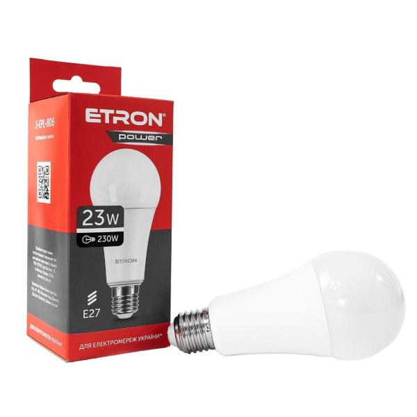Лампа A67 23W E27 4200K ETRON 1-EPL-806