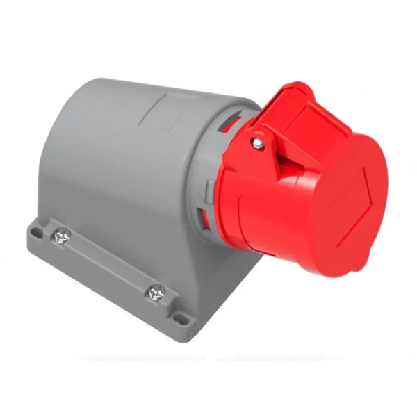 Розетка силова кутова 3P+PE 16A 380V Bemis BC1-1504-2535