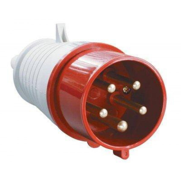 Вилка силова 3P+PE+N 32A/ 5 380V Аско A0080010006