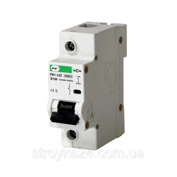 Автомат 1P/125A D 10kA FB1-125 Промфактор