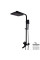 Душова стійка Globus Lux SICILIA чорна SBQ -SH-125ВВ