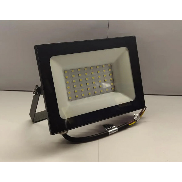 Прожектор 50W 6500K IP65 Right Hausen чорний HN-191042