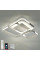 Світлодіодна люстра 130W AKRILIKA SQUARE 4S WHITE