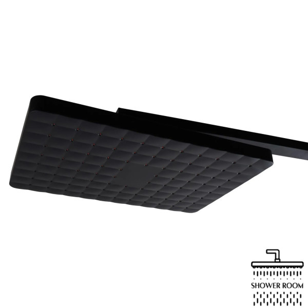 Душова стійка Globus Lux SICILIA чорна SBQ -SH-125ВВ