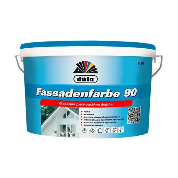Фарба фасадна Fasadenfarben F90 DUFA ( 5л/7кг) DUFA F90