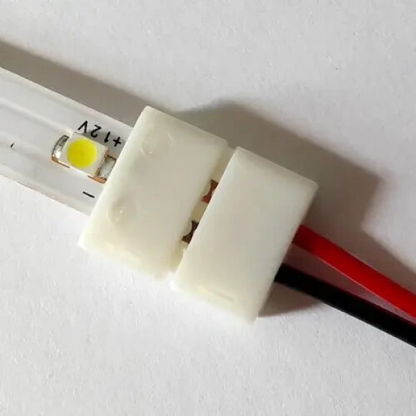 Конектор для Led стрічки 8мм (зажим-провод) Biom SC-04-SW-8-2