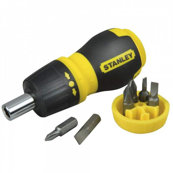 Викрутка з набором біт Stanley  (6 предмет)+тріска