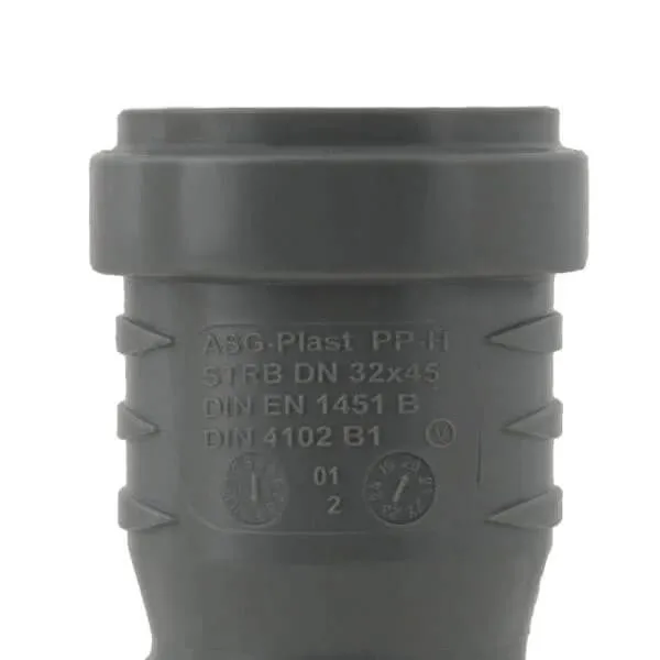 Колено канализационное 32/45* ASG