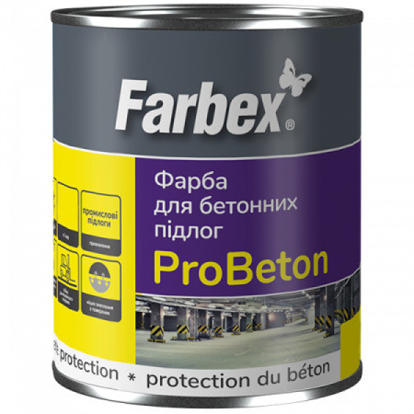 Фарба для бетонних пiдлог сiра 2.8 кг ProBeton Farbex