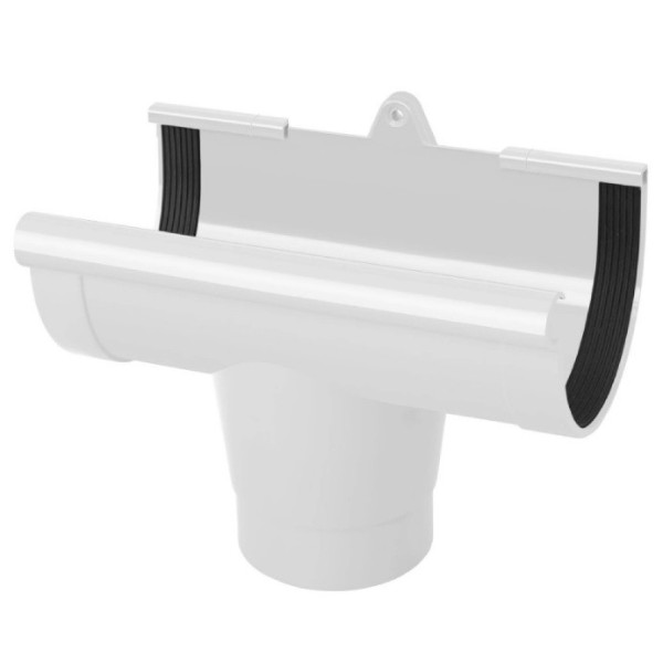 Лійка ринви 130х100 біла RAL 9003 RAINWAY