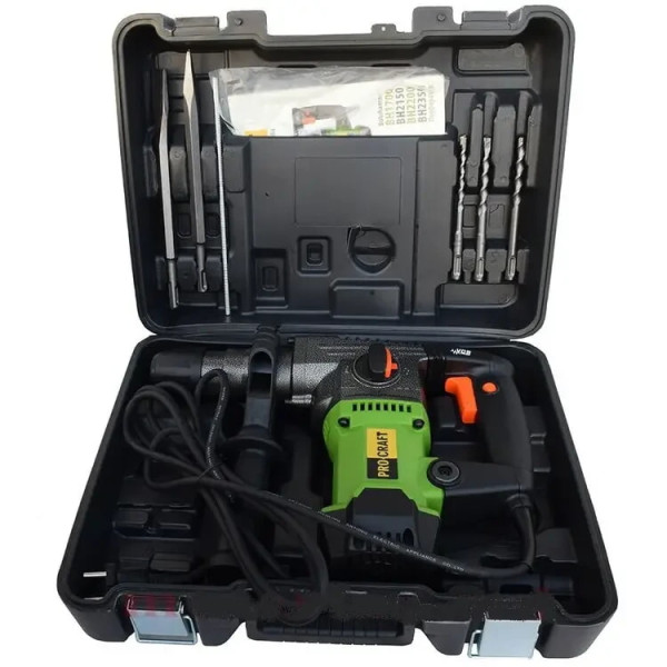Перфоратор бочковий 1700Вт 4Дж SDS+ Pro-Craft BH-1700