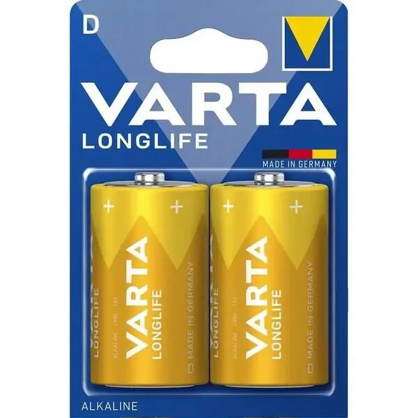Батарейка лужна Varta D/LR20 1,5 V (2шт)