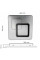 Світлодіодна люстра Svetcomplect UNIVERS 70W Squar