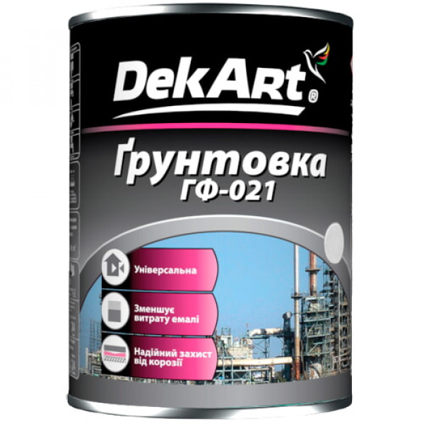 Грунтовка ГФ-021 сіра 2,8кг DekArt