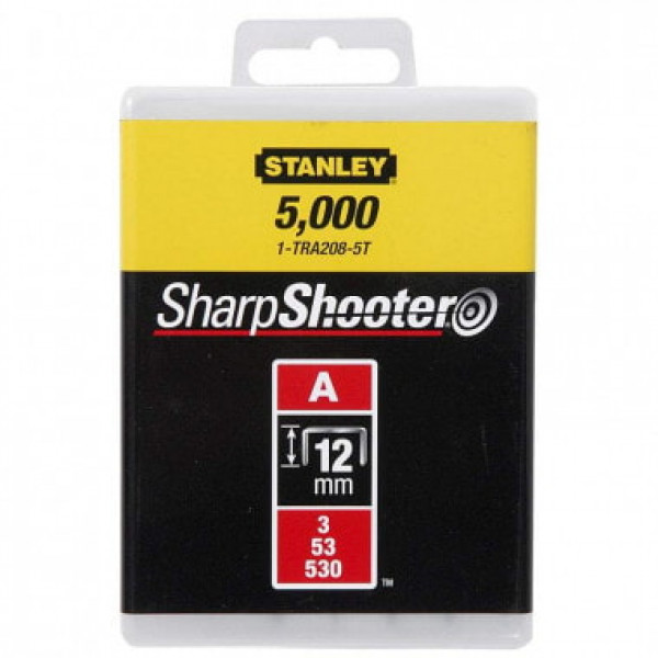 Скоби для степлера 12х11,3мм тип A (1000шт) STANLEY