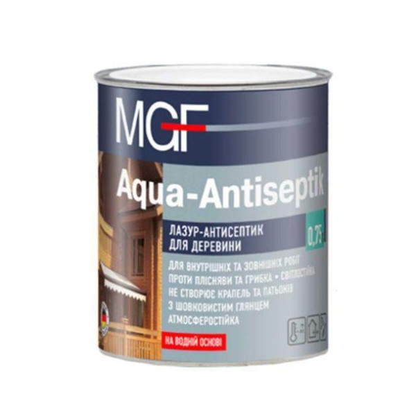 Лазур-антисеп MGF Aqua-Antiseptik безбарвн 2,5л