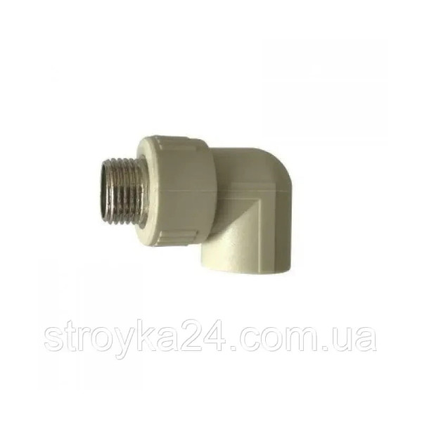 Угловой соединитель PPR 20*1/2 С серый Fado