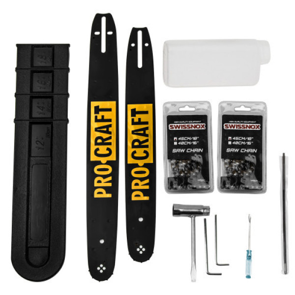 Пила ланцюгова бензинова Pro-Craft K450