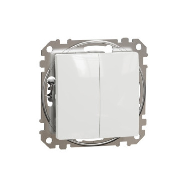 Вимикач 2-й Schneider білий (Sedna Design) SDD111105
