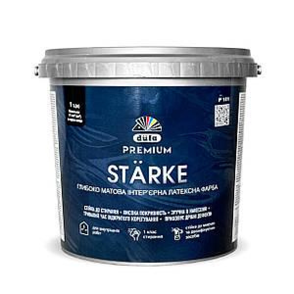 Фарба латексна Starke P101 ( 2,5л/3,5кг)глибок.мат DUFA P101