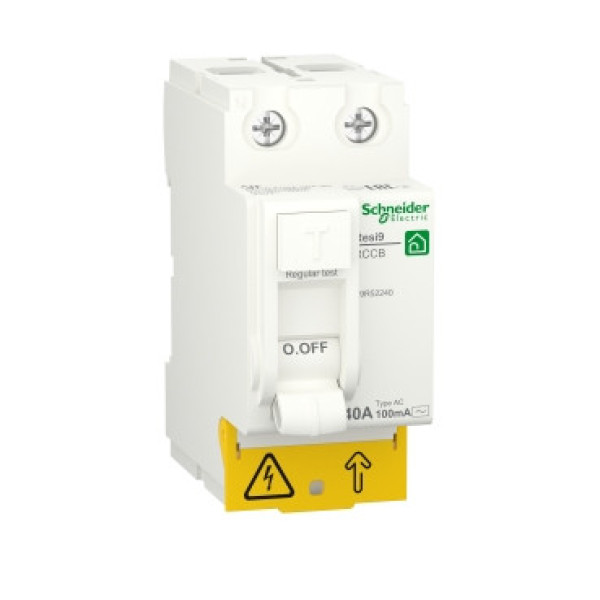 УЗО 2P/40A/100mA/AC SCHNEIDER RESI9 R9R52240