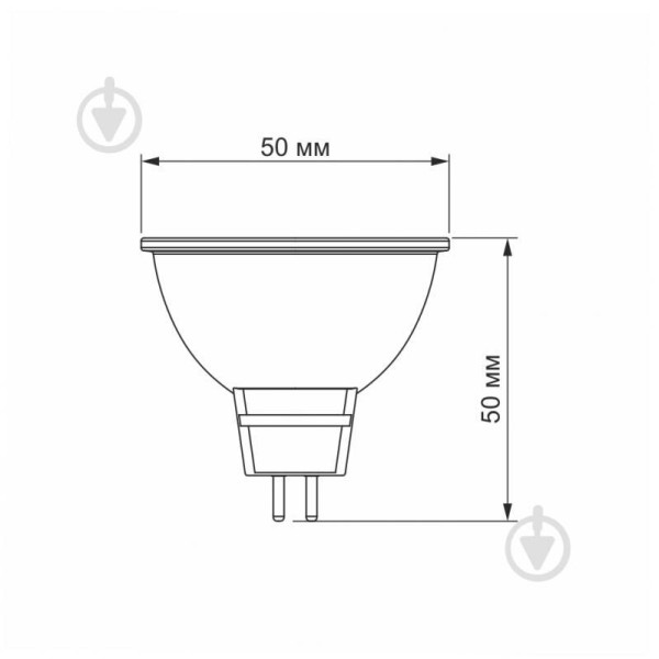 Лампа MR16 GU5.3 3W 4100K Videx VL-MR16e-03534