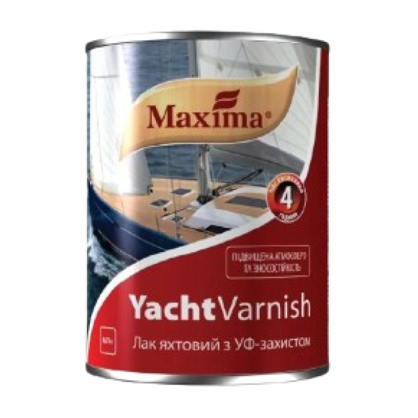 Лак яхтовий глянсовий 2,5л Мaxima