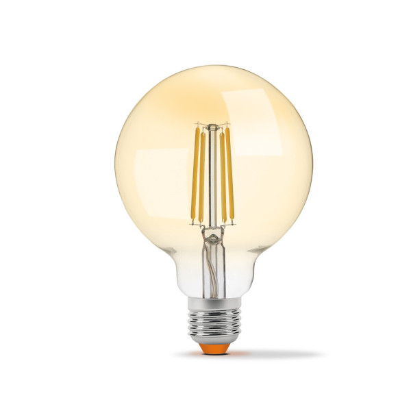 Лампа G95FAD 7W E27 2200K Filament брон димерVidex