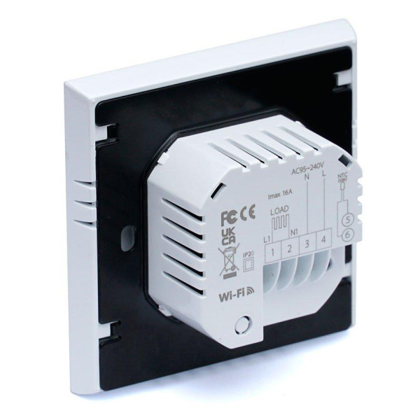 Терморегулятор HeathPlus BHT-6000 W (Сенсор) білий BHT-6000 Wi-Fi