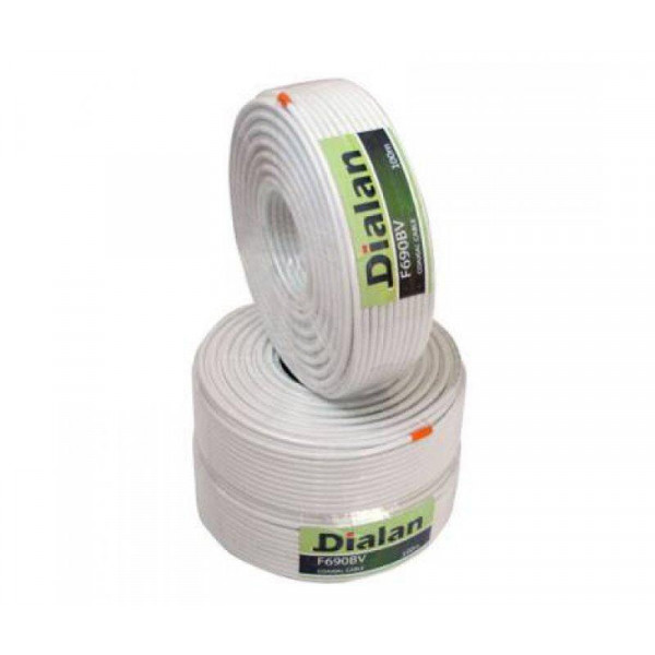 Кабель TV Dialan F 690 BV (90% медь) 002987