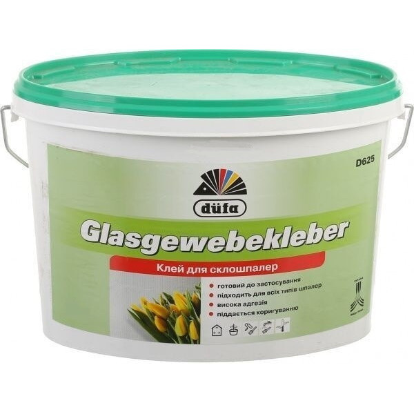 Клей для склохолста Glasgewebekleber D625 DUFA10кг DUFA D625