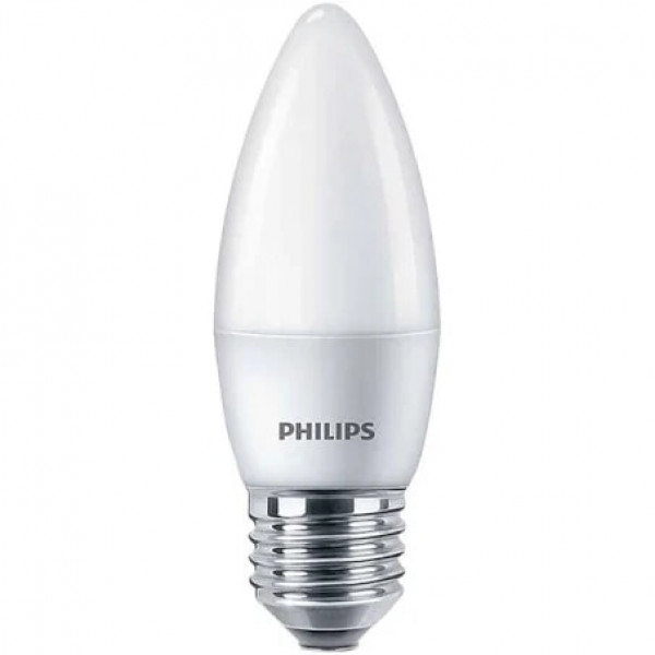 Світлодіодна лампа Лед Е27 Philips 4Вт 2700К С37