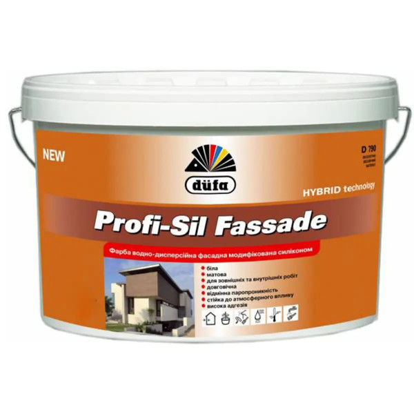 Фарба Fassad Profi-Sil DUFA 14кг модифікована силі DUFA D790