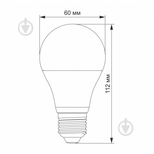 Лампа A60 8W E27 4100K Videx VL-A60e-08274