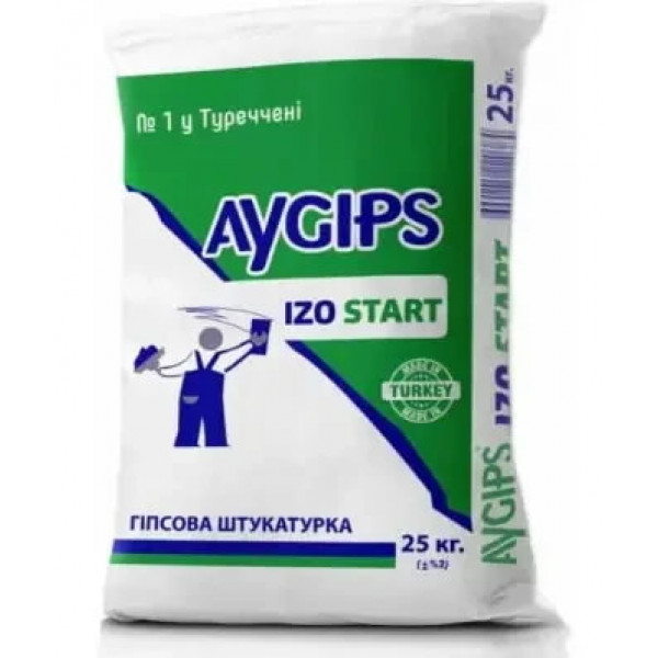 Штукатурка гіпсова Izo Aygips СТАРТ (25кг)