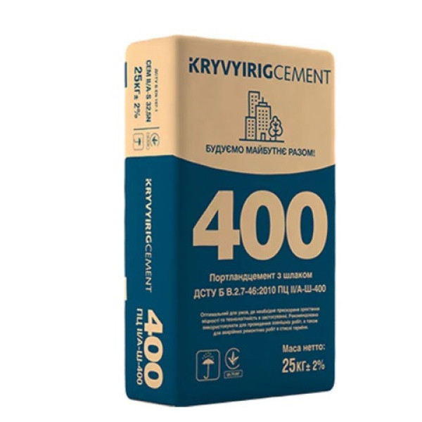 Цемент ПЦ 400 група А 25 кг