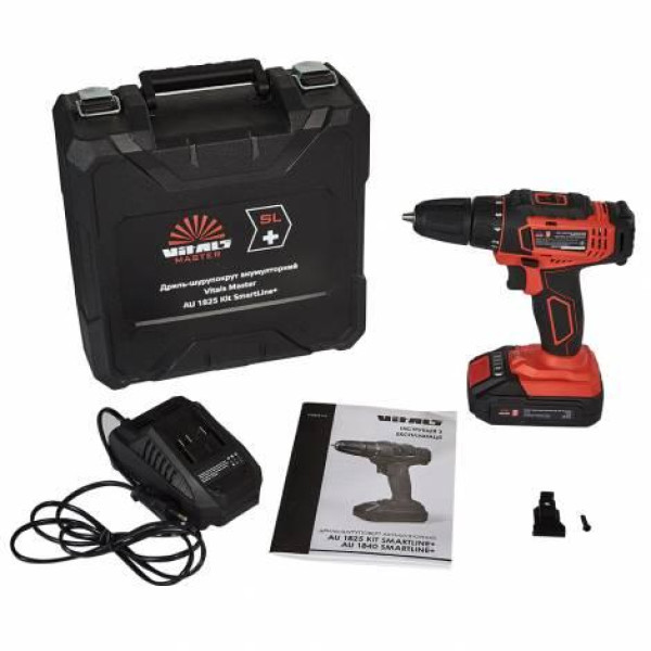 Шуруповерт акум. Vitals 18В AU 1825 kit SmartLin+ AU 1825 kit SL+