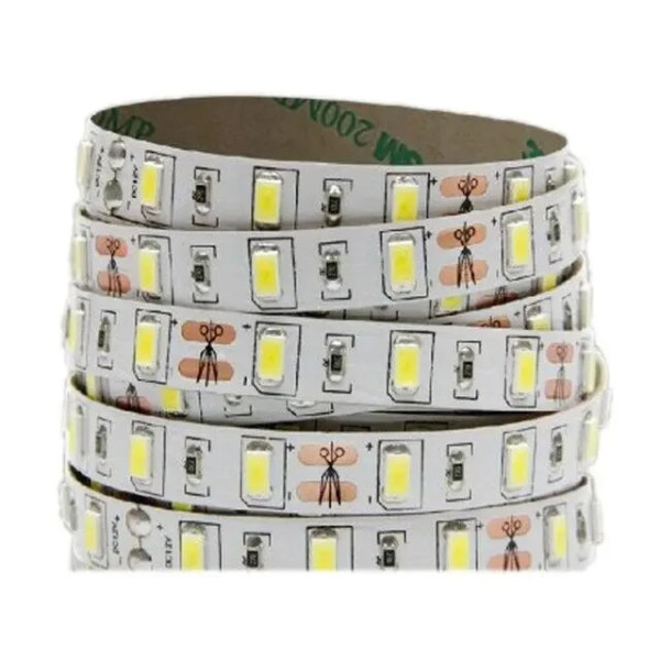 Стрічка світлод ST5630 60SMD 12V 5м 15W 6000К