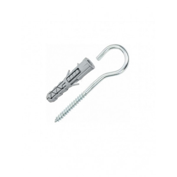 Дюбель пластик С крюк S- 6*30