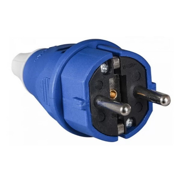Вилка силова 2P+PE 16A/ 2 220V Аско