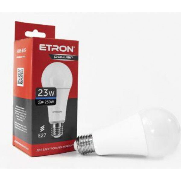 Лампа A67 23W E27 6500K ETRON 1-ELP-805