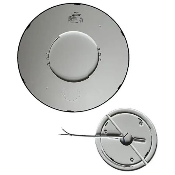 Світильник круг накладний 28W 5000K чорний Biom MD-01-R28-5