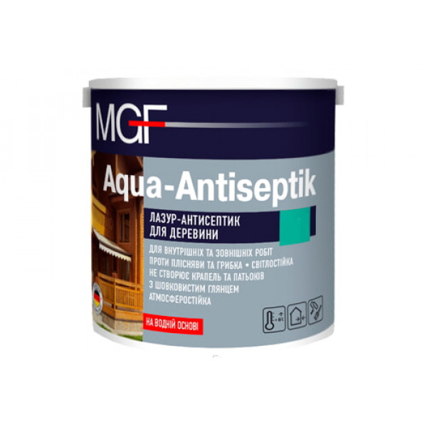 Лазур-антисеп MGF Aqua-Antiseptik дуб 0,75л